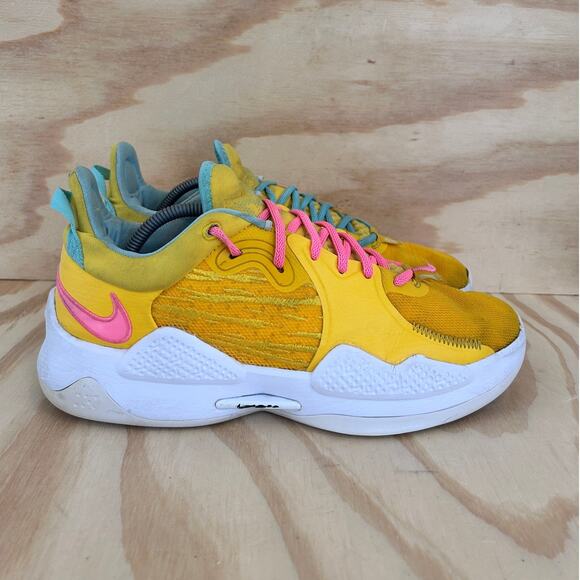 Nike -Air Paul George 5 By You ID -Trainers - Yellow - Men's - 11.5 - DC6768-991 - Picture 1 of 9